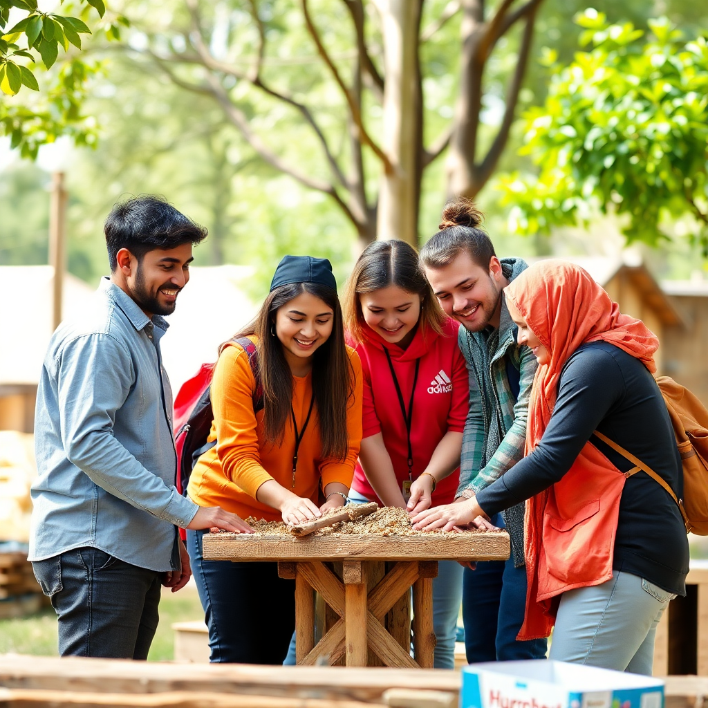 Imagem ilustrativa de membros de uma ONG interagindo